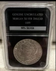 1889 P Morgan Dollar  Uncirculated PCS Stamps & Coins, Guaranteed Genuine
