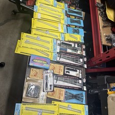 Atlas HO Scale Nickel Silver Custom Line Track Lot NEW.