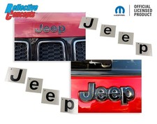 Jeep Front And Rear Emblem Overlay Decal Stickers For 2018-2026 Jeep Compass Jeep Front And Rear Emblem Overlay Decal Stickers For 2018-2026 Jeep Compass