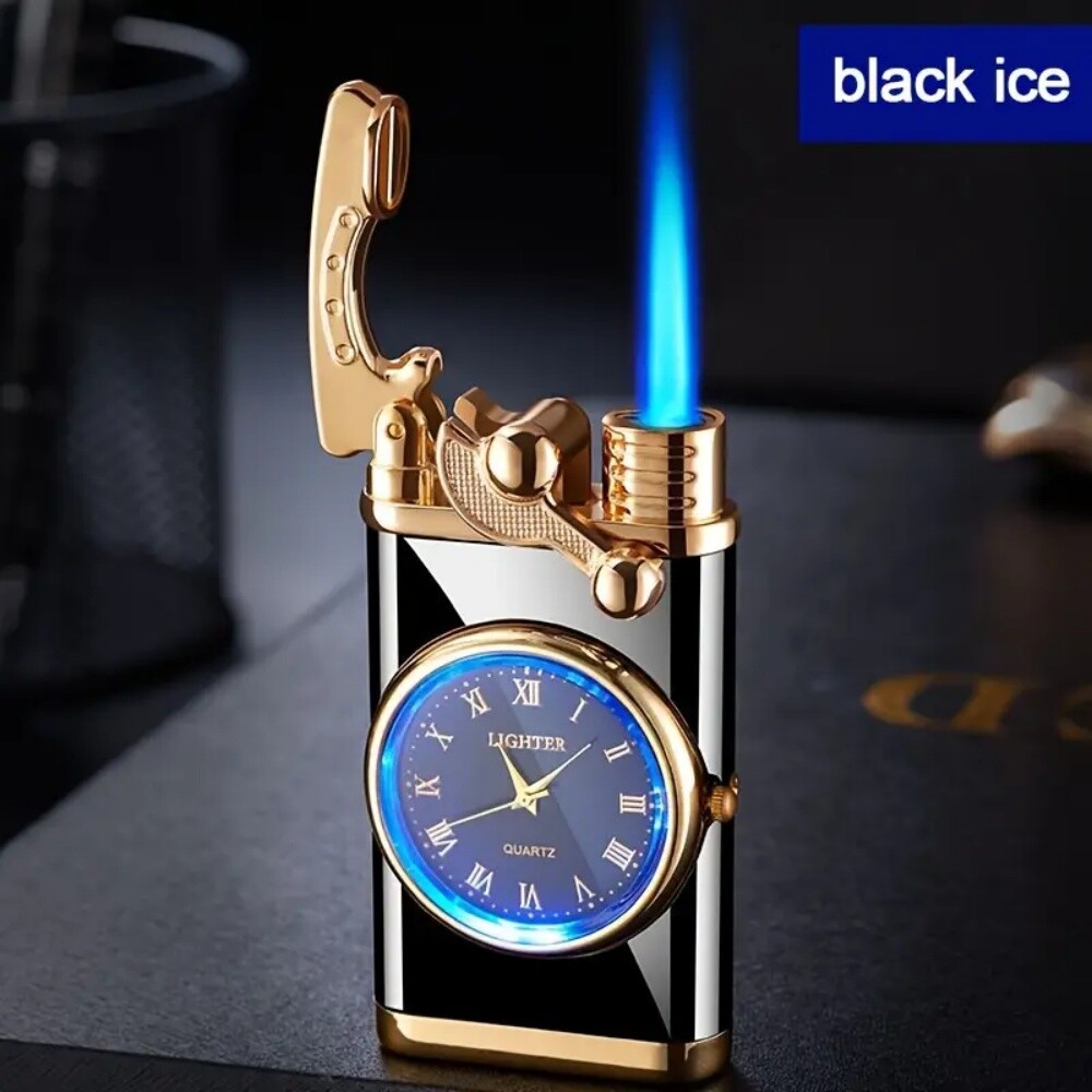 Flashing Multifunctional Electronic Watch Cigarette Lighter-in-one Body Gift US