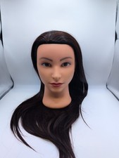 Female Mannequin Head- Brown Synthetic Hair New but no stand.