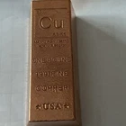 1 Pound Copper Bar Ingot  - .999 Fine By Unique Metals