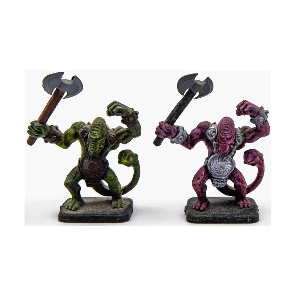 3x Miniature Fimir Citadel Per Heroquest MB Games Warhammer D&D Fantasy Non Dipinte