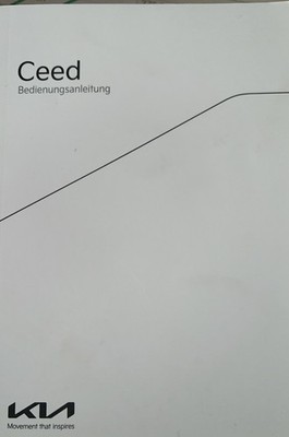 Original OEM KIA Ceed Bedienungsanleitung Betriebsanleitung