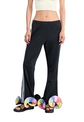 Women's Adidas Originals Black X Jeremy Scott Ruffle Track Pants