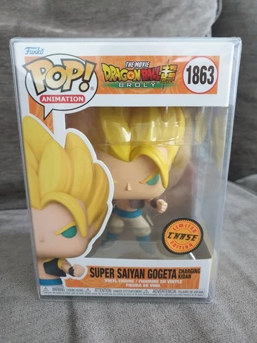 Protector Super Sayian Gogeta Dragon Ball Super Broly Funko Pop Chase 1863