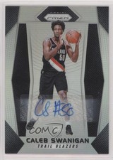 2017-18 Panini Prizm Silver Prizm Auto Caleb Swanigan #145 Auto 0nm7