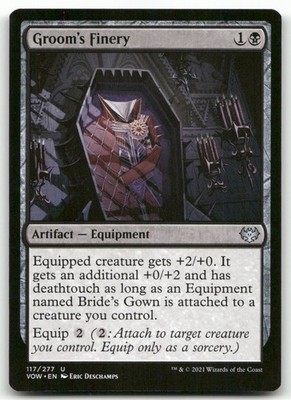 Groom's Finery #117 (NM) Crimson Vow VOW Magic MTG