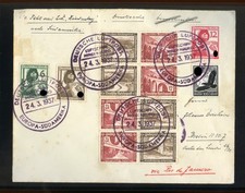 ZEPPELIN 1. SÜDAMERIKAFAHRT BORDPOST-BRIEF 24.3.1937 - BERLIN (974901)