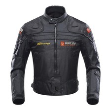 Motorcycle Jacket Windproof Full Body Armor Protection Gear BORLENI Motorbike