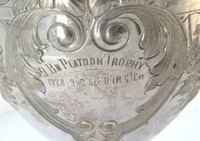 1929 Very Large Impressive Army Trophy. 9th Bn Platoon, 2 Sec "D" M.G Coy