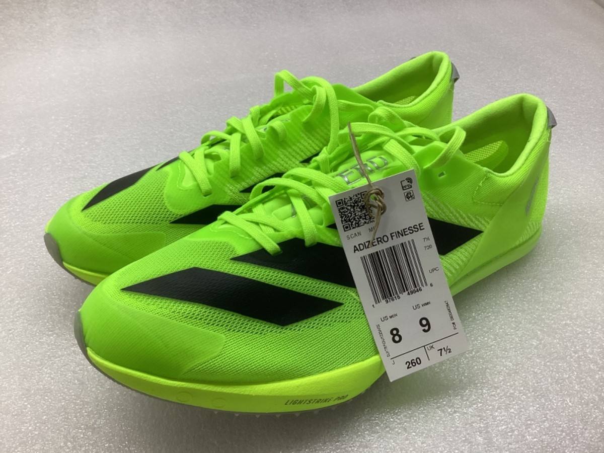 adidas ADIZERO FINESSE 200M-400M Track Sprint Spikes Shoes Mens Sz