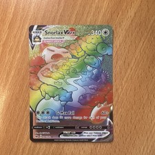 Nintendo Pokémon TCG Snorlax VMAX 206/202 Secret Rare Holo English 340 HP