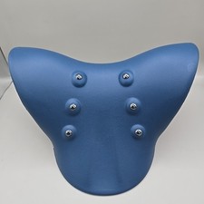 P.Health Blue Foam Neck Cloud Cervical Traction Pillow Stretcher Relaxer