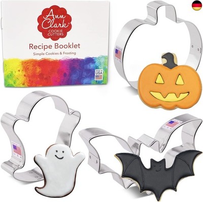 Ausstechformen von Ann Clark USA - Halloween Keksausstecher, 3-Teiliges Set -