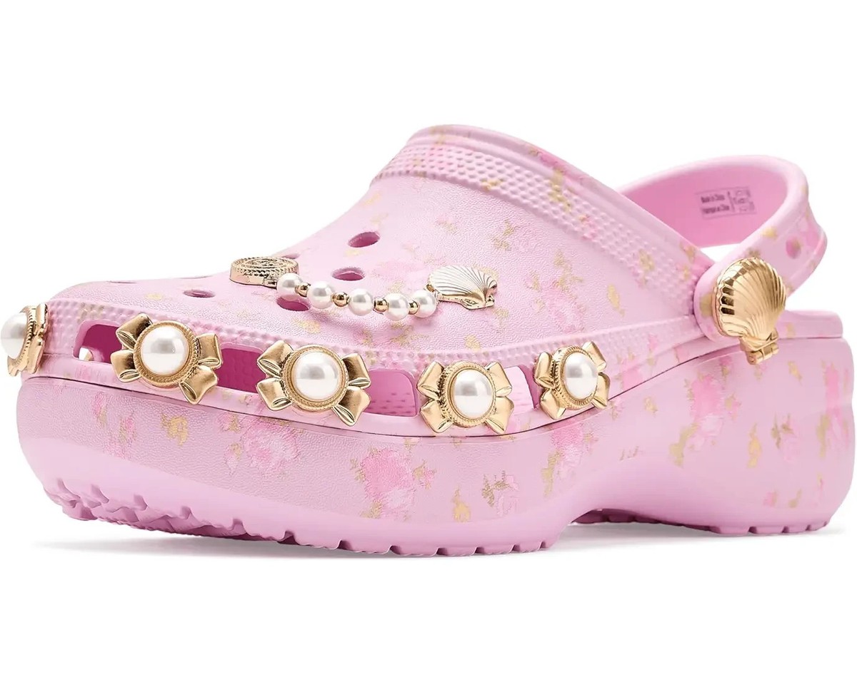 CROCS Loveshackfancy Platform Clog~Ballerina Pink~US Women's 6 | eBay
