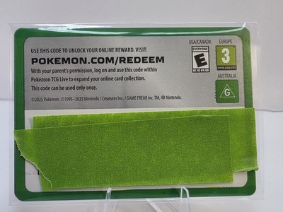 5 Pokemon TCG Live Mega Evolution Digital Booster Pack Codes CODE GIVEN ON MES