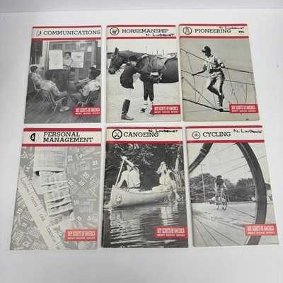 Vintage Boy Scouts of America ~ Merit Badge Series Booklets (Lot of 6)