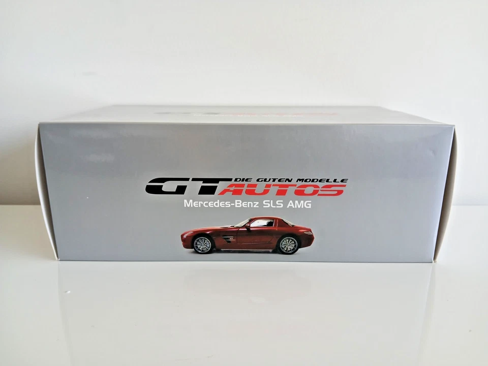 1:18 GT Autos Mercedes Benz SLS AMG White Welly - Image 2 of 4