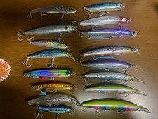 Shore jigging, sea bass set (minnow, plug, jig)