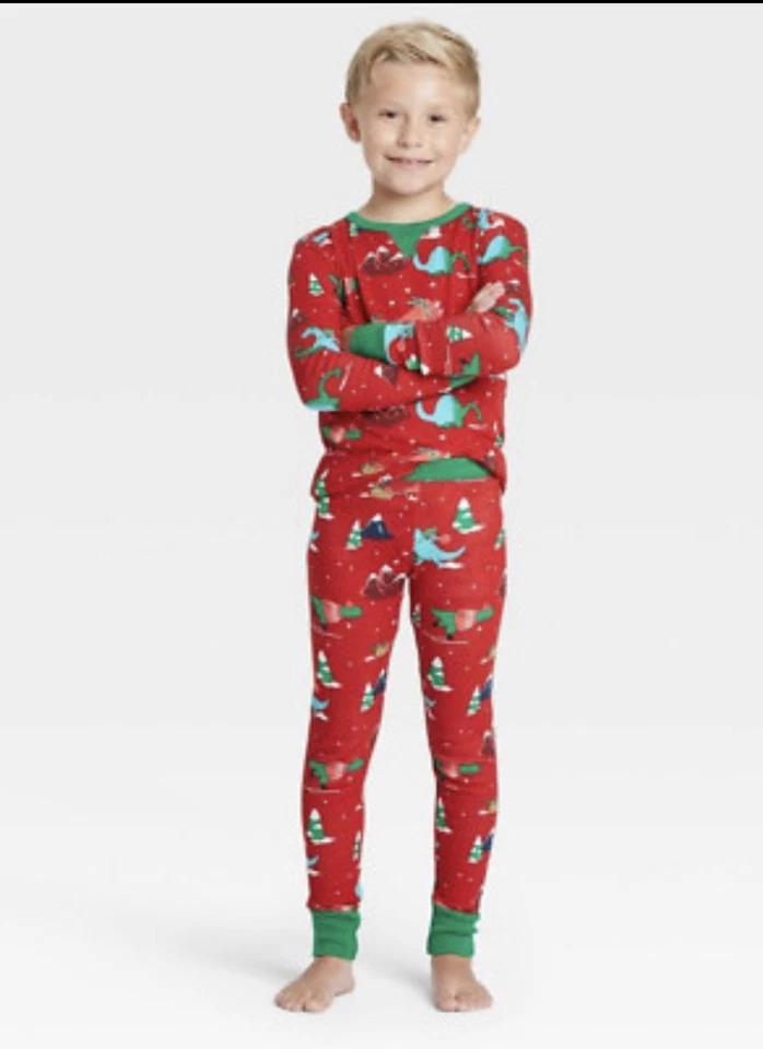 Nuevo Con Etiquetas Wondershop Por Target Niño Pequeño Navidad Pijama Talla 3T Foto 2 de 3