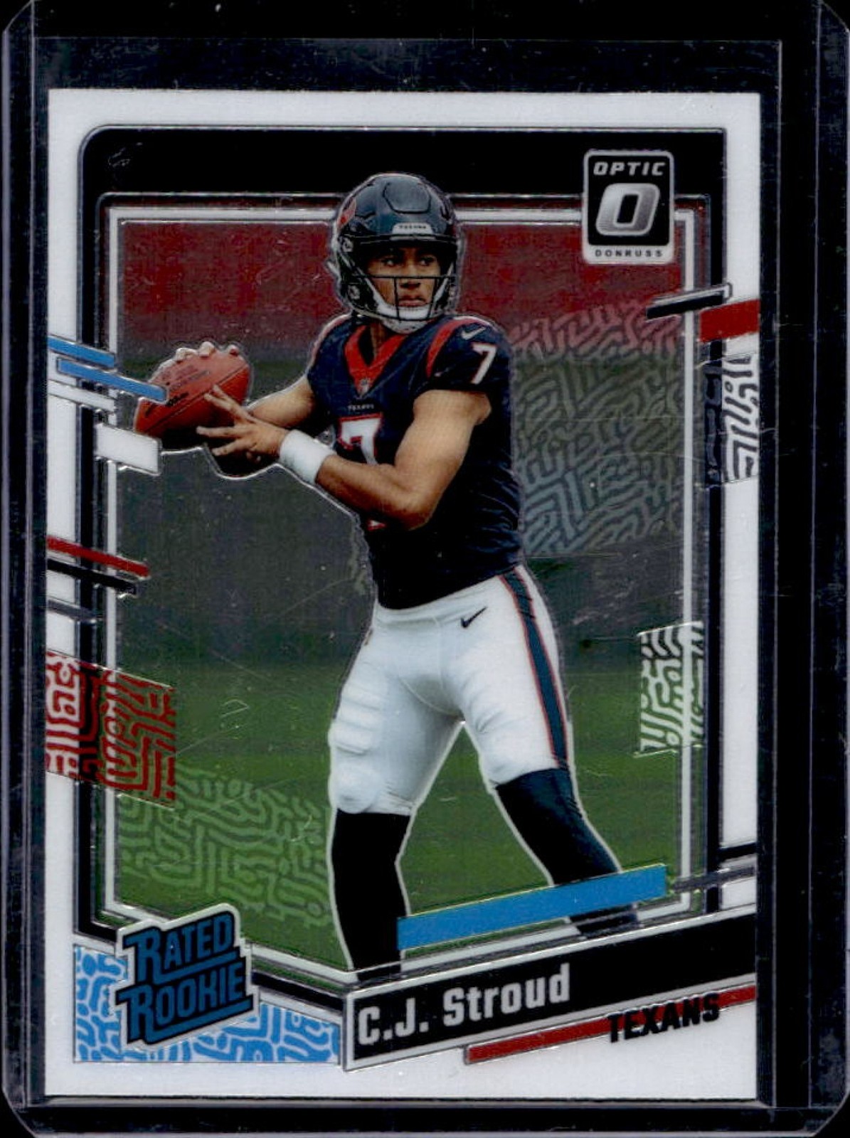 2023 Panini Donruss Optic C.J. Stroud RC Rated #244 Texans Rookie
