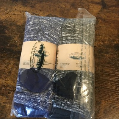 Woodland Creek 6 Pack Men s Socks   Navy   Fits Shoe Size 6 12   Brand New!