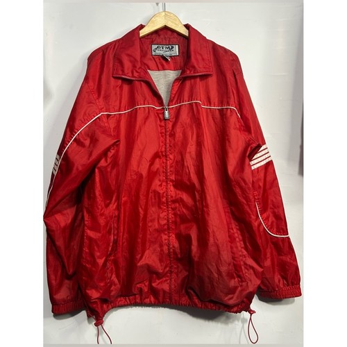 GTM Sportswear Red Windbreaker Jacket XL