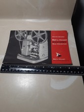 Vtg 1957 BELL HOWELL Monterey 8mm Projector brochure pamphlet booklet