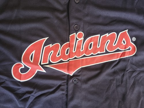 Cleveland Indians Carlos Santana MLB Baseball Stadium Giveaway Black Jersey XL - Picture 3 of 11