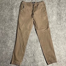 RSQ Jogger Pants Mens S Brown Elastic Waist Drawstring