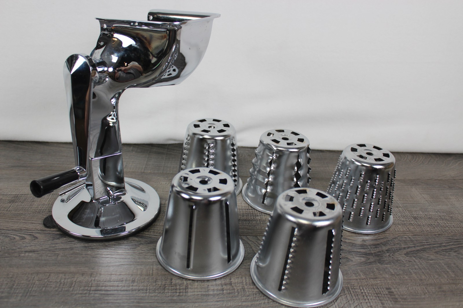 Healthy Gourmet Manual Kitchen Cutter Food Processor 5 Cones
