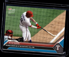 Mitch Garver - 2023 MLB Topps Now #19 Blue 46/49 Parallel Texas Rangers