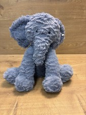 Jellycat Fuddlewuddle Elephant Large Blue Grey Plush Soft Toy Approx 35cm