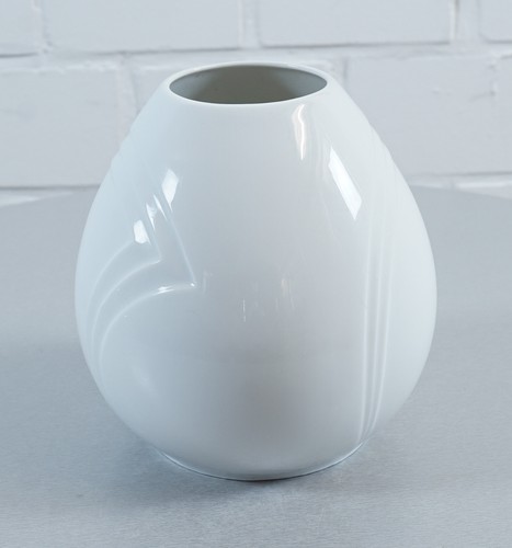 AK Kaiser Porzellan Blumenvase Vase weiß Vintage W. Germany - Picture 2 of 6