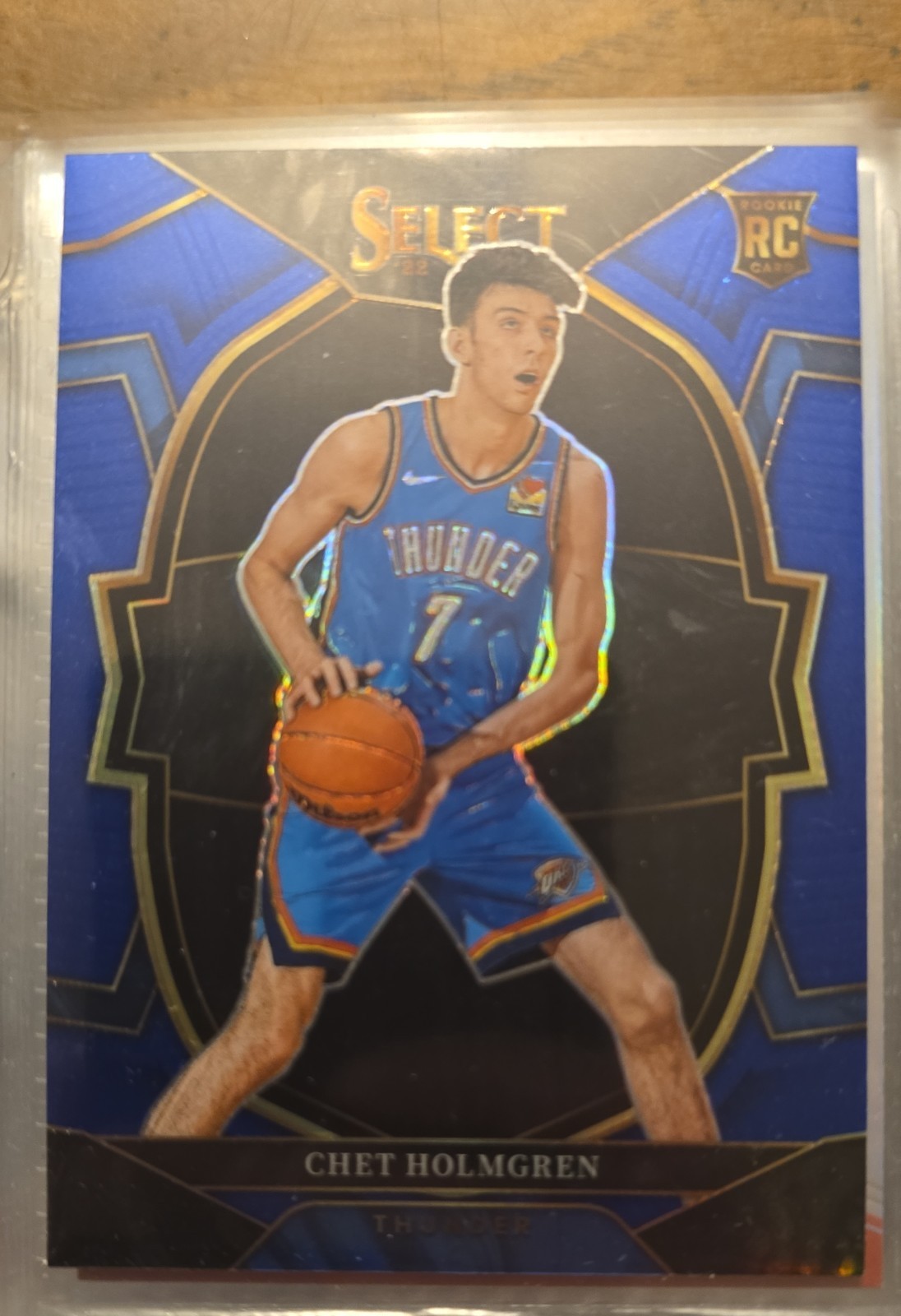 2022-23 Panini Select - Concourse Chet Holmgren #83 Blue Prizm (RC)