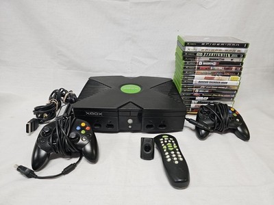 Microsoft Xbox Og Console Bundle With 17 Games Tested With DVD Kit