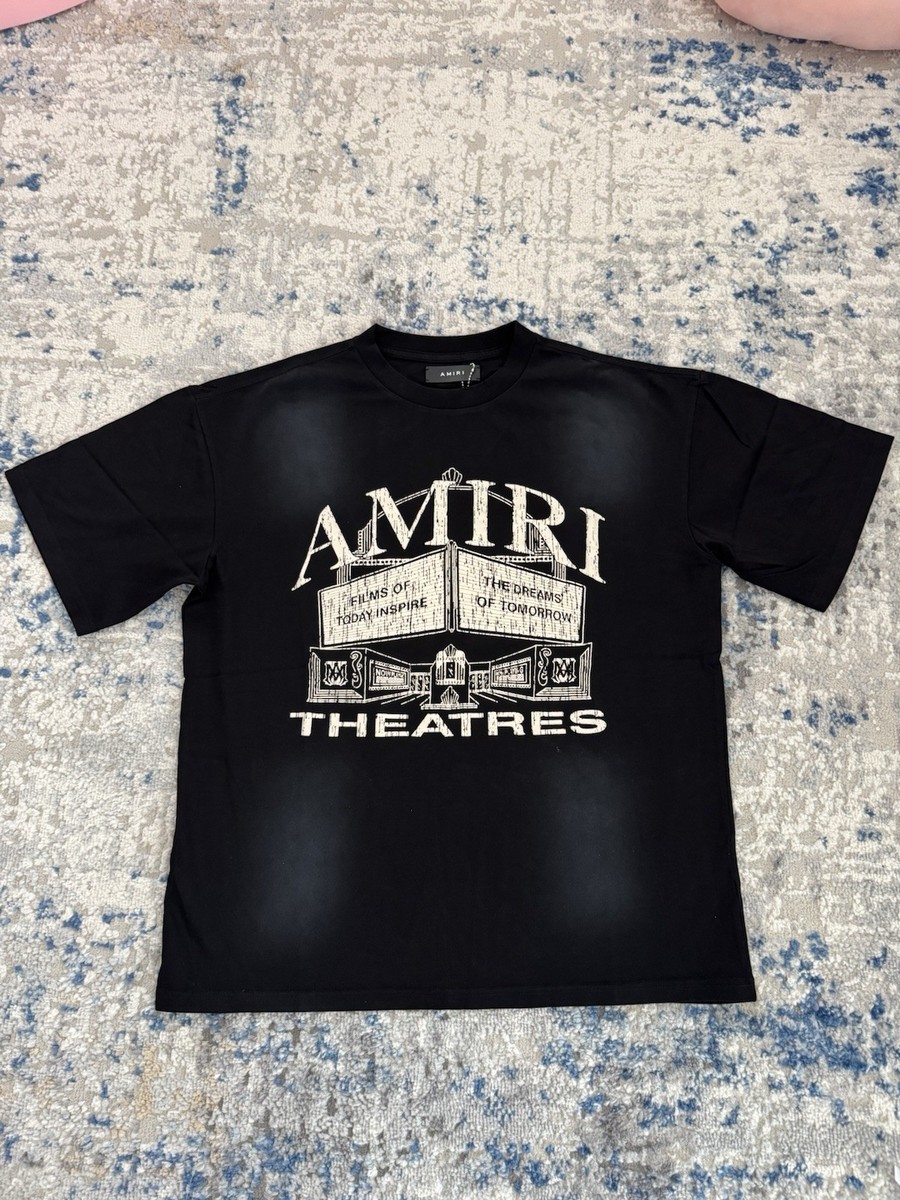 【AMIRI】 Theaters printed cotton jersey T-shirt Amiri Theater T-Shirt ( M ) | eBay