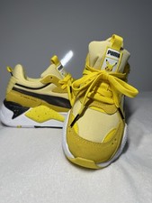 Pok mon x Puma RS-X Pikachu Yellow Sneakers Shoes Lace Up US 6