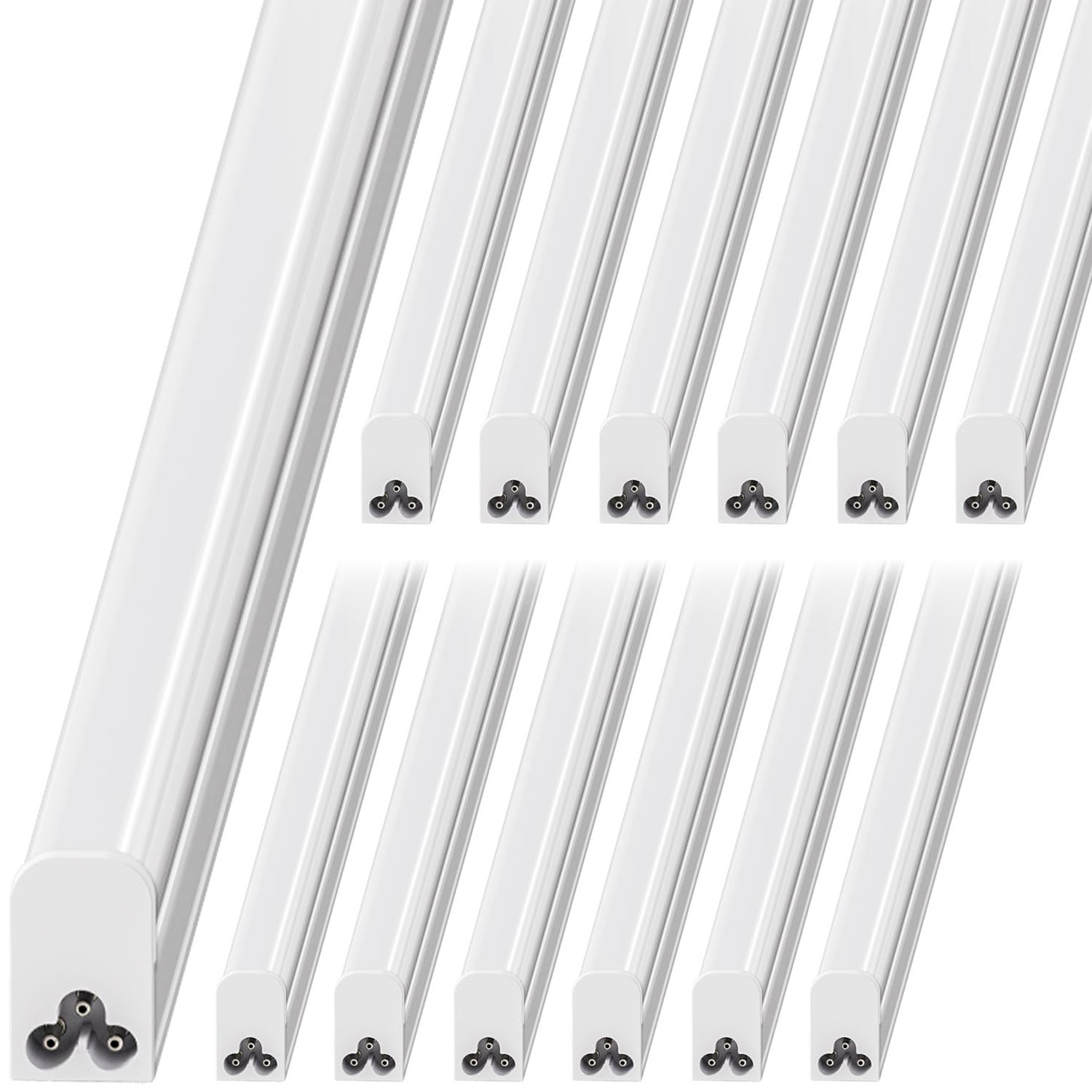 LED Shop Light for Garage, T5, 4FT, 20W, 2200LM, 5000K, 12 Pack 4FT-12Pack