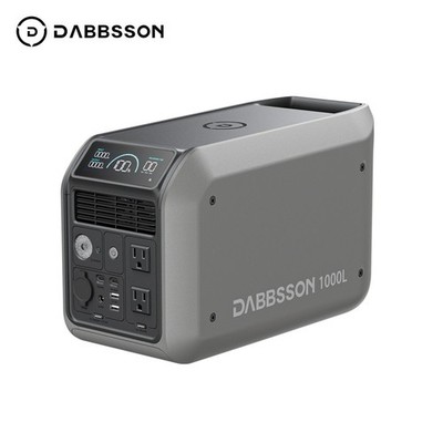 Dabbsson Portable Power Station 1008Wh 1200W Solar Generator for Camping Rv trip