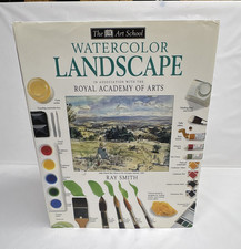 DK The Art School Watercolor Landscape Painti...