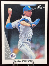 Randy Johnson 1990 Leaf #83 Seattle Mariners HOF The Big Unit
