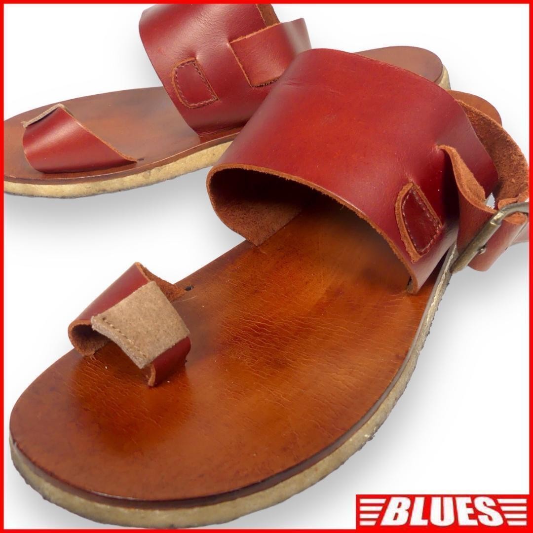 SAOLA Soraoto sandali uomo pelle 9 5 US marrone suola crepe usati