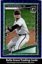 2025 Donruss #181 Tyson Neighbors San Diego Padres Optic Blue Velocity MLB