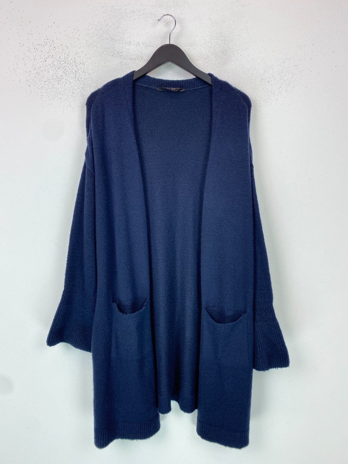 Dorothy Perkins Navy Solid Open Front Cardigan Kn… - image 1