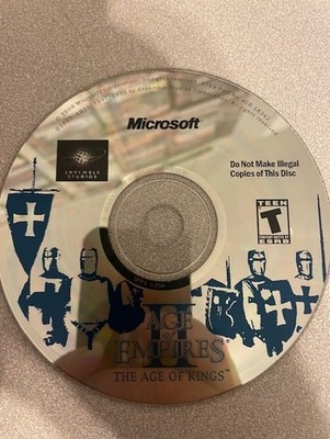 Computer PC Age of Empires II : The Age of Kings  disc only game ( free ship cdn
