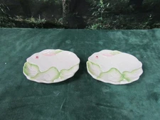 2 VINTAGE TIDBIT SNACK PLATES HALDON GROUP BUNNY CABBAGE 1997 JAPEN