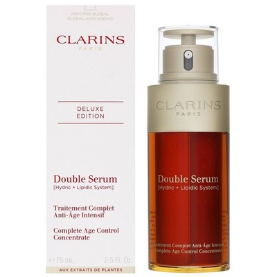 Clarins Double Serum Complete Age Control Concentrate 2.5 oz New In Box