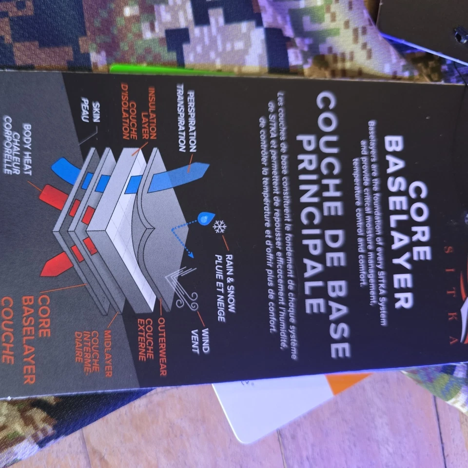 Sitka Gear Core Lightweight Crew SS Optifade SubAlpine Mens XXL - Image 3 of 4